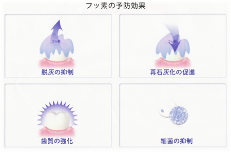 フッ素の予防効果
